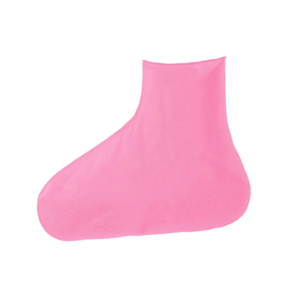 

Disposable Pink Size S Unisex Elastic Latex Shoe Covers Waterproof Non-Slip Rain Snow Boot Covers Non-Slip Shoe Cover