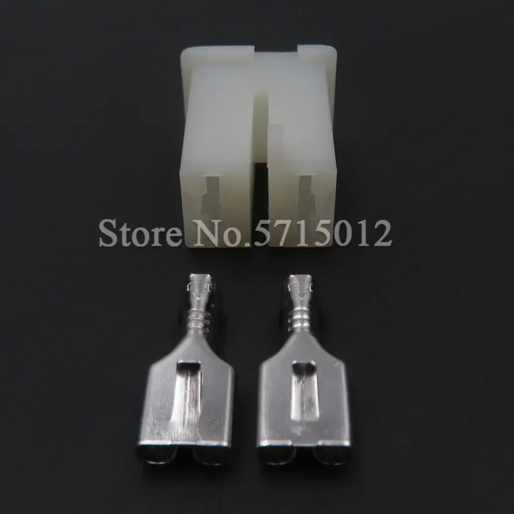 2 Hole Automotive Wire Harness Plug With Terminals Car Light Sockets Auto Connector