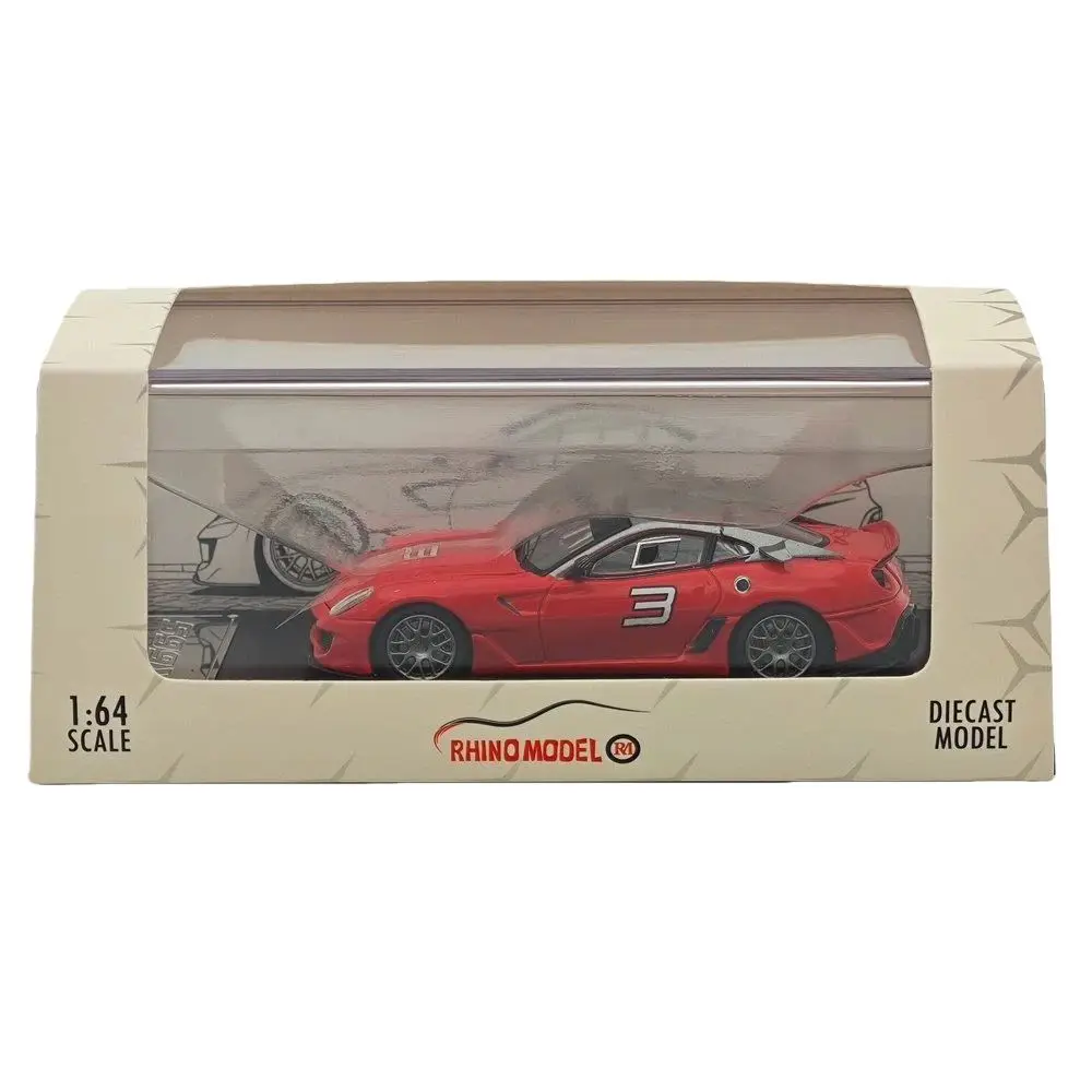 

RM масштаб 1:64 599XX # 3-красная гоночная спортивная модель, литая под давлением коллекционные автомобильные миниатюрные модели игрушечных транспортных средств