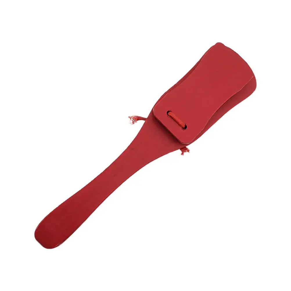 

Wooden Castanet Toy Handheld Design Bright Color Baby Sense Training Musical Instrument Percussion Toys Flapper Kids Toddler