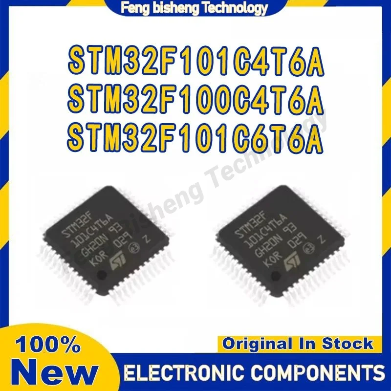 

STM32F100C4T6A STM32F101C4T6A STM32F101C6T6A STM32F100C4 STM32F101C4 STM32F101C6 STM32F100 STM32F101 STM IC MCU Чип LQFP48