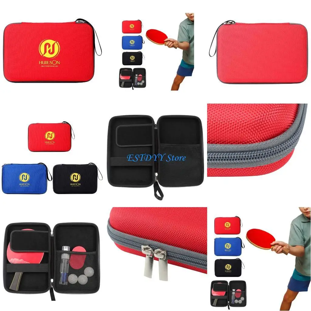 

G6DE Table Tennis Racket for Case, Waterproof Zipper Enclosure Table Tennis for Case Tennis Racket Hard for Case for ping pon