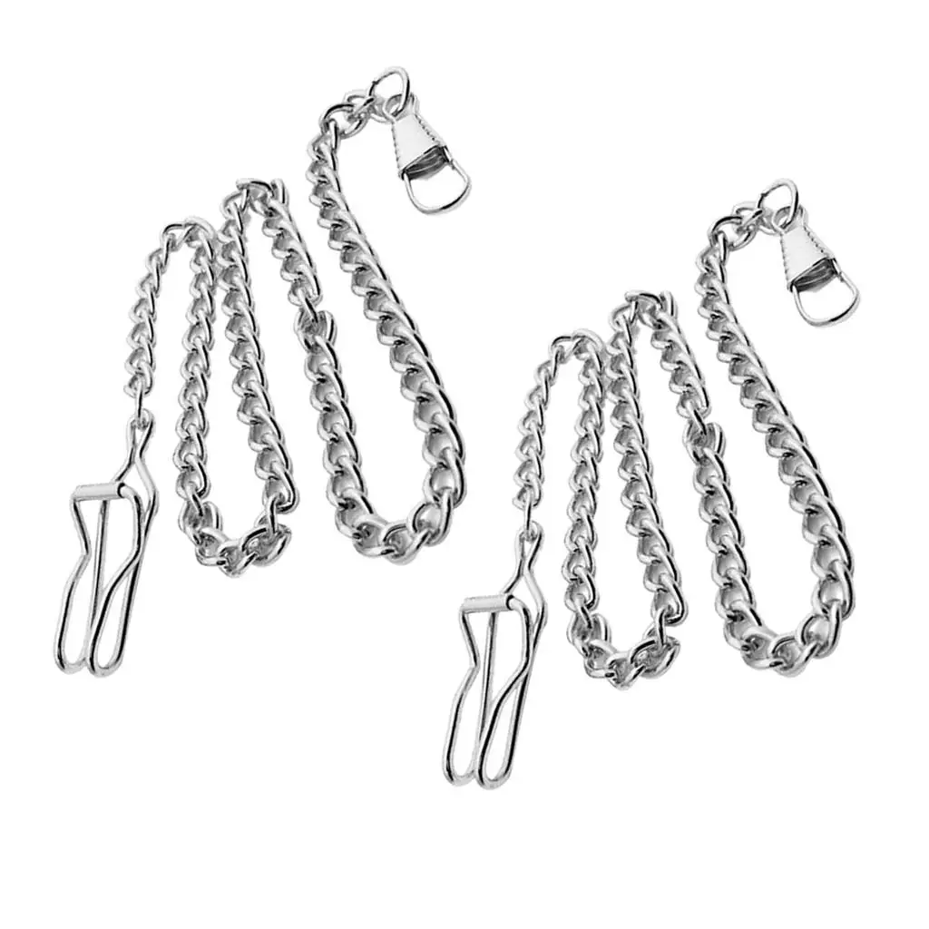 

Mechanical Pocket Watch Holder Chain Alloy Antique Style Necklace for Gift and Jeans Belt Decoration