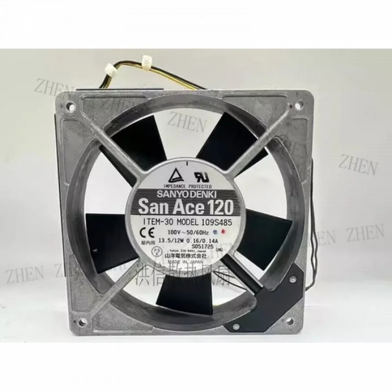 

Y ДЛЯ SANYO 109S485 100 В 13,5/12 Вт 0,16/0,14 А 3-проводной охлаждающий вентилятор