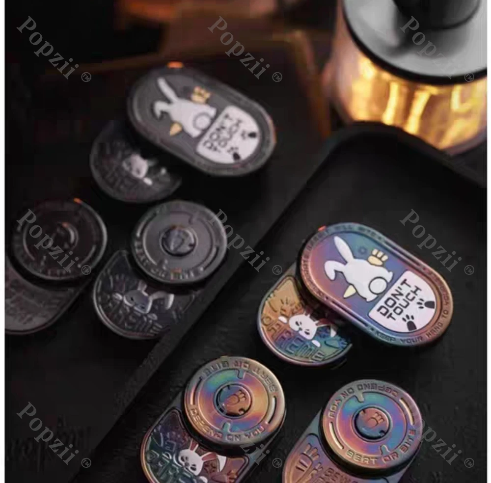 MOT MIX EDC Zirconium Weaving Finished Products Mechanical Rotates Left And Right 360° Fidgeting Toys Anxiety Toys