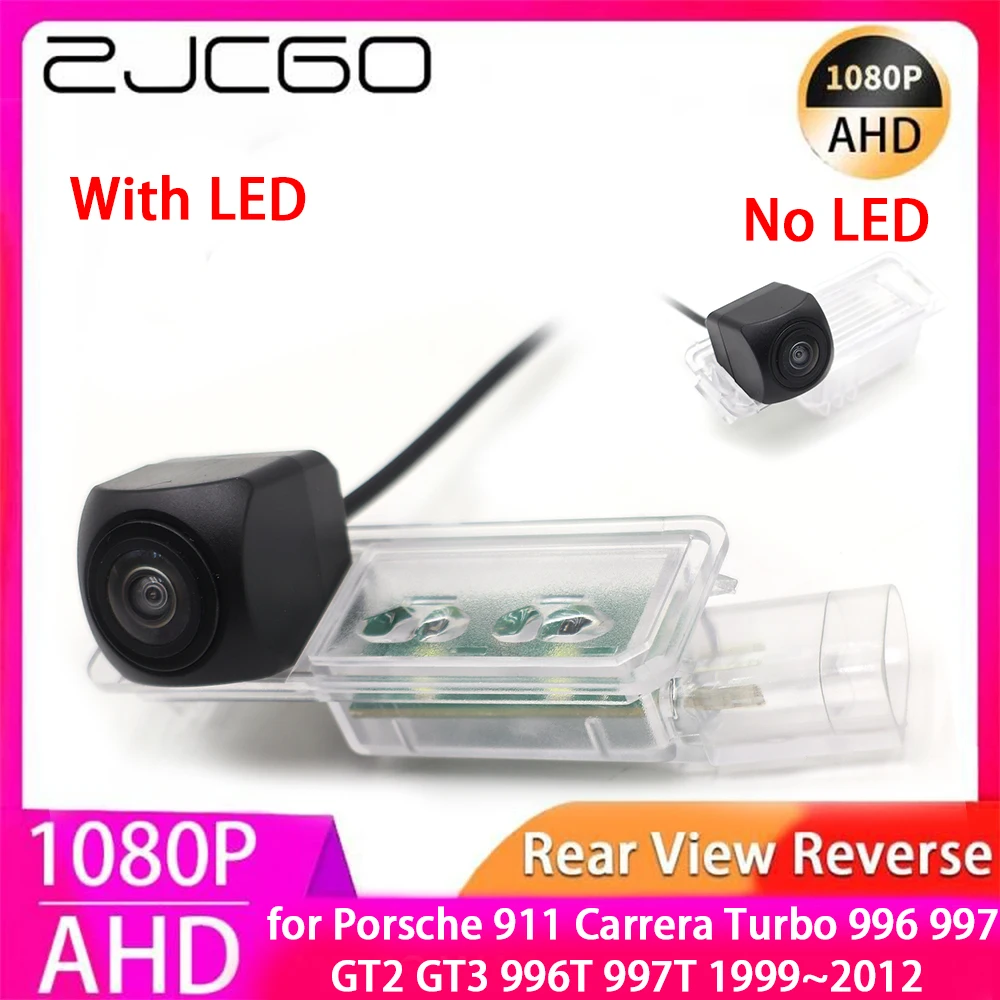 

ZJCGO AHD 1080P Parking Back up Car Rear View Camera for Porsche 911 Carrera Turbo 996 997 GT2 GT3 996T 997T 1999~2012