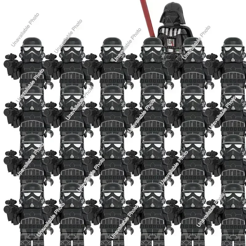 

Hot Toys 25Pcs Star Wars Clone soldiers Mudtrooper Stormtroopes Legions Crosshair Wrecker Rex Echo Bricks Action Figures Toys