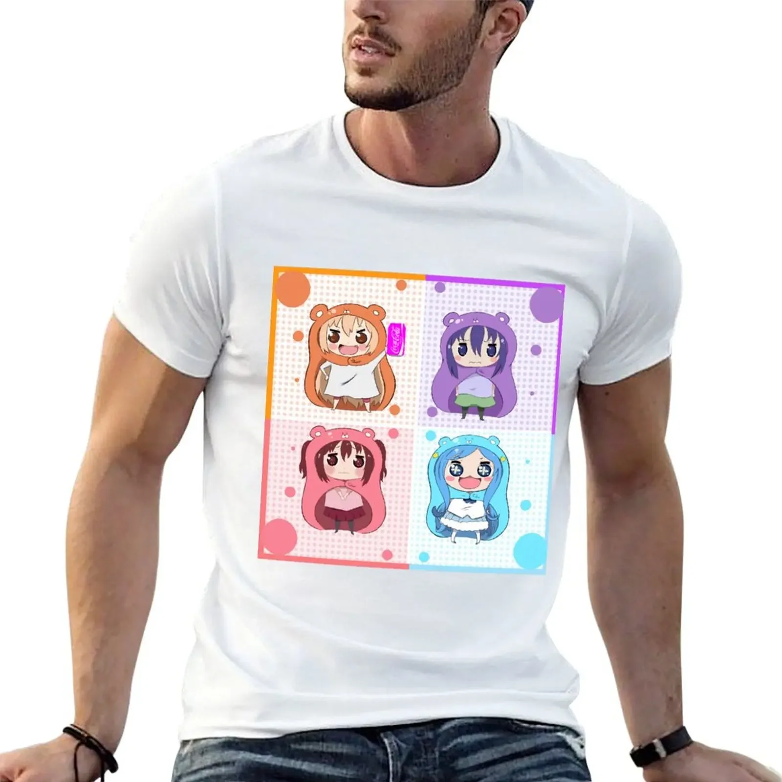 Himouto Umaru-Chan T-Shirt anime figures man t shirt cute tops kawaii clothes anime shirts men