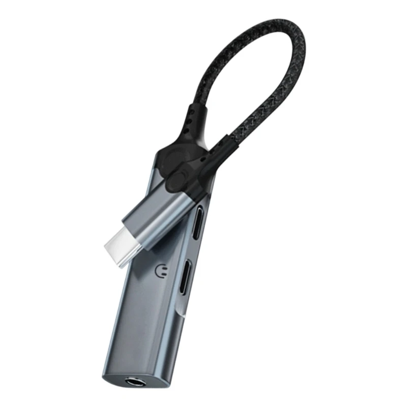 Type C Fast Charging 60W With Auditory Converter For Music Streaming Live Broadcasts And Conference Calls 83CF