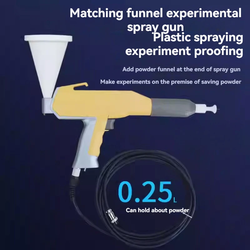 Spuitapparatuur Draagbare poederverf Poedercoating Digitale elektrostatische coatingmachine Experimentele spuitmachine