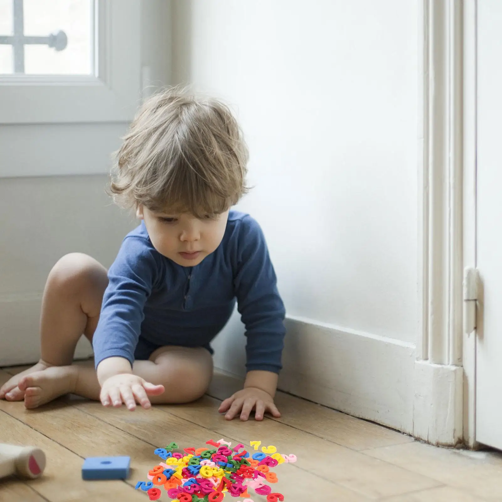 200 pezzi in legno per bambini giocattolo educativo per l'apprendimento precoce blocchi cognitivi in età prescolare gioco creativo per bambini gioco di matematica