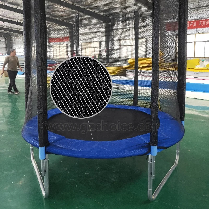 Factory Low Price Cheap Large Outdoor Round Trampoline With Tent/roof 10ft Trampoline Frame for hot sale