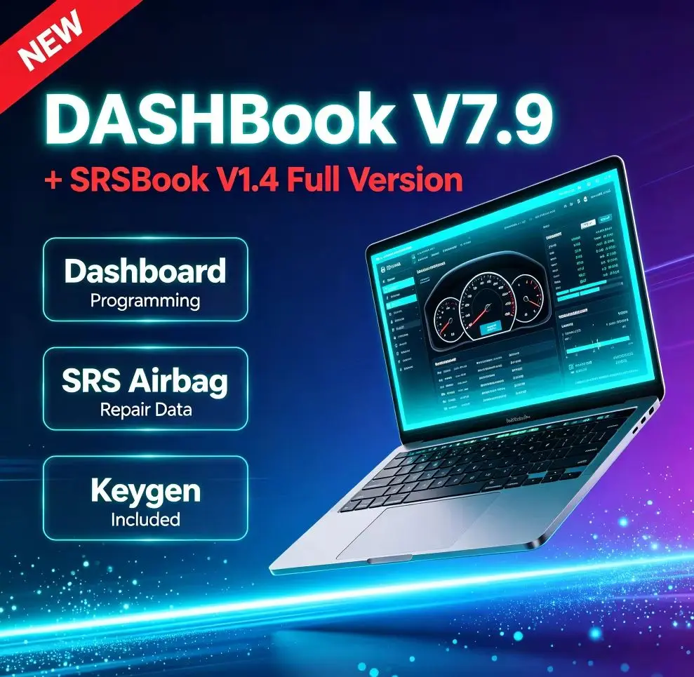 DASHBook V7.9 & SRSBOOK V1.4 Full Version with Keygen Disassembly Remote Installation Guide for Beginners