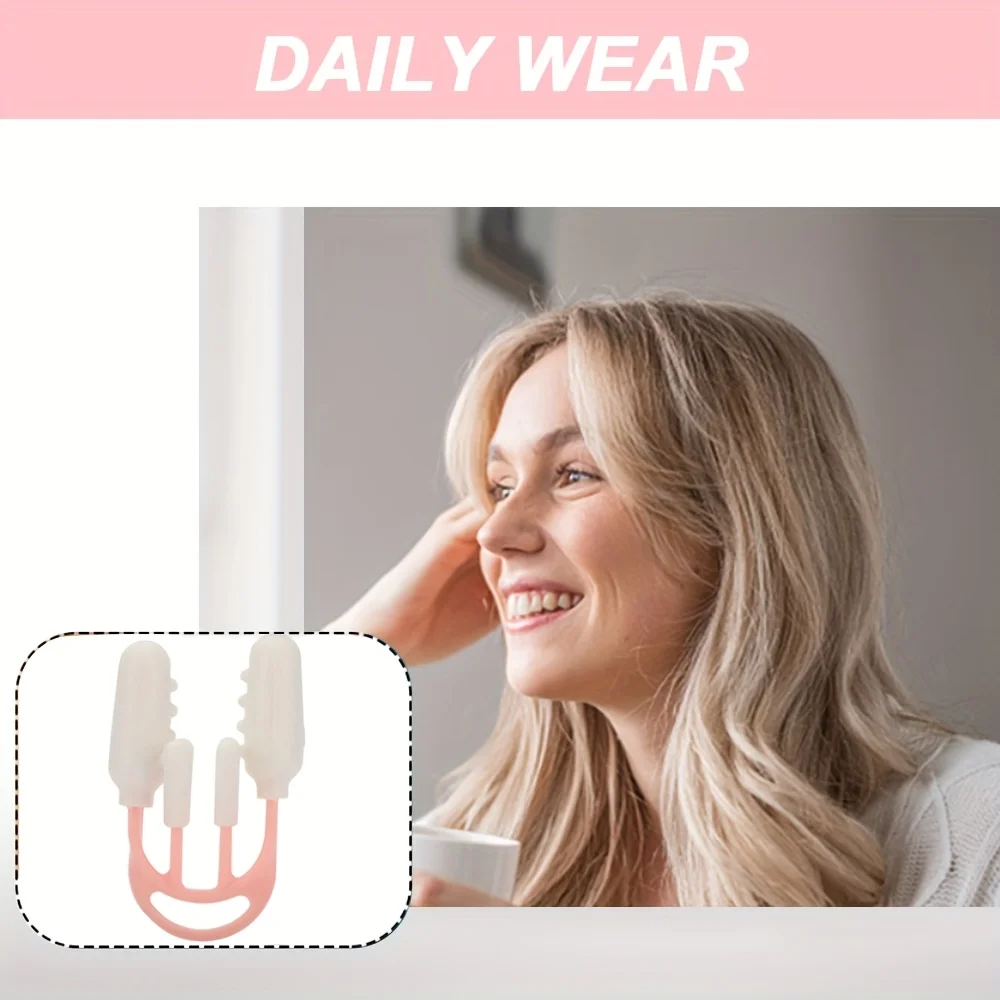 Pince-nez en Silicone réutilisable, doux et confortable, outil de beauté du nez quotidien pour hommes et femmes, accessoire de soins du visage Portable, cadeau à usage domestique