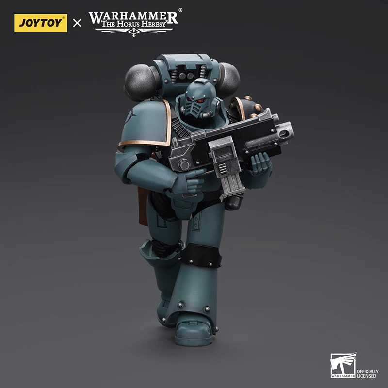 [EN STOCK] JOYTOY Warhammer 30k 1/18 figura de acción Sons of Horus MKVI escuadrón táctico legión Praetor Anime modelo militar Juguetes