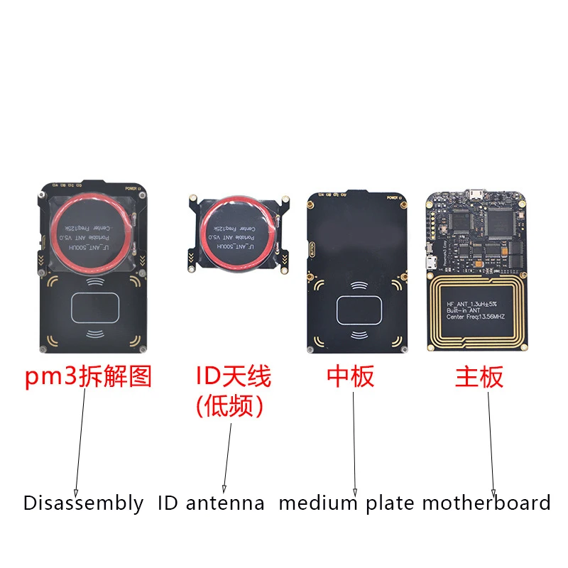 Imagem -05 - Chip Copiadora Programador Kit Uid S50 Decodificação Duplicador Leitor de Cartão Rfid Escritor Chave ic id Nfc 5.0 125khz 13.56mhz Proxmark3-smart