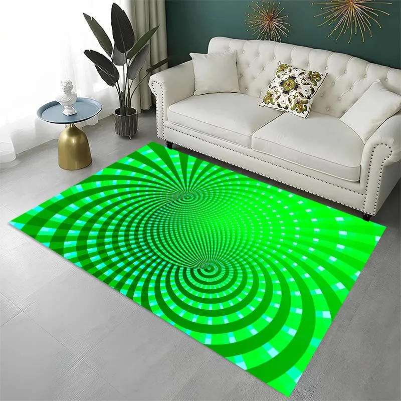 3D printed future tunnel carpet living room bedroom family carpet bathroom accessories kitchen balcony mat birthday present