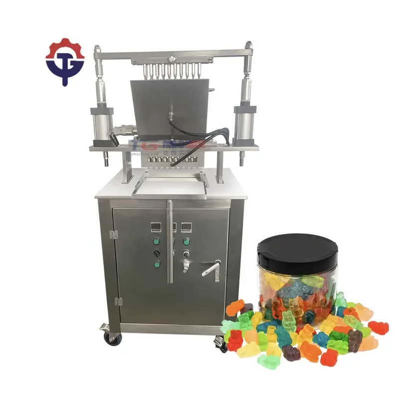 Trouble Free Ready to Ship Bear Gummy Soft Vitamin Candy Depositing Making Machine Customized