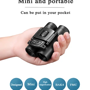Powerful portable binoculars with long range, folding telescope, low light and camping binoculars, BAK4 telescope, HD 900x25 zoom 10 Main Sales Binoculo Long range - №9