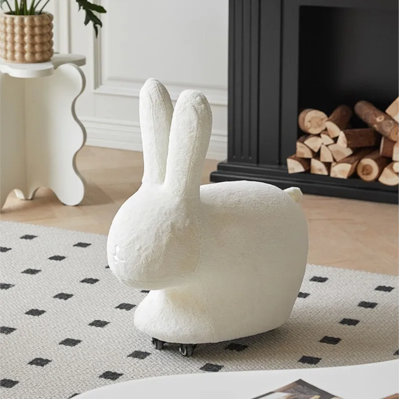 

MOMO Home Celebrity Rabbit Seat Removable Chair Creative Animal Stool Nordic Style Living Room Ins Sofa Pedals