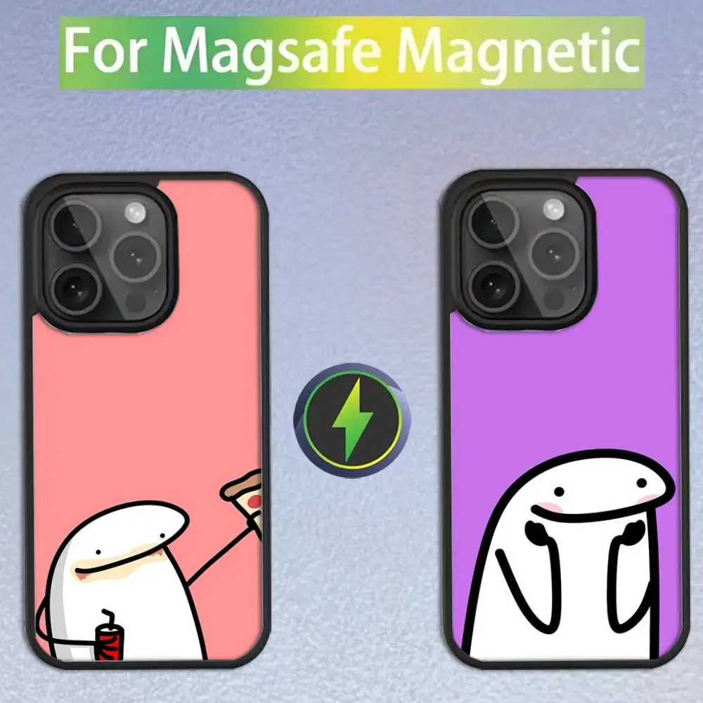 

Funny Stickerman Flork Phone Case For iPhone 16,15,14,13,12,11,Pro,Max,Plus,Mini,SE Magsafe Magnetic Wireless Charging