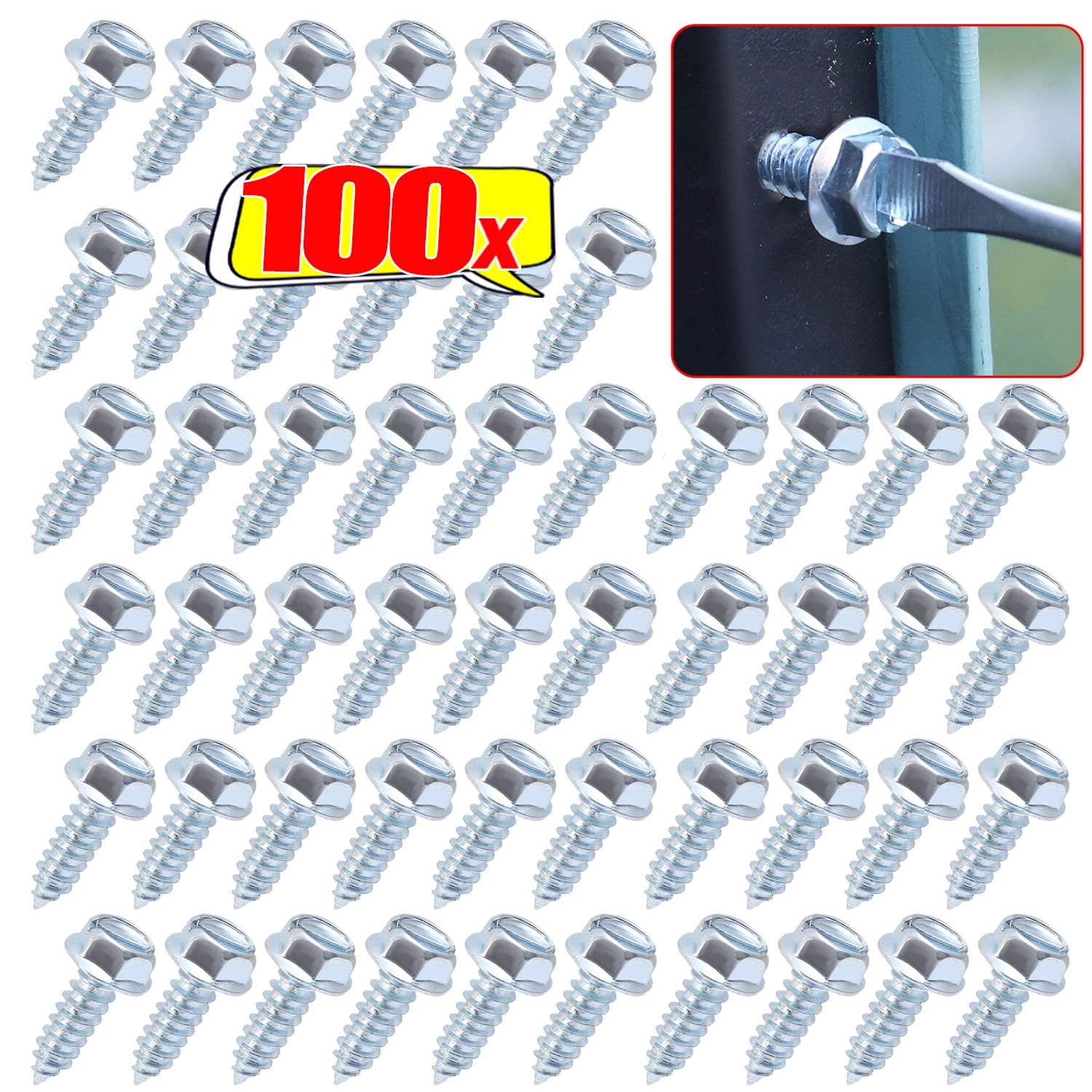 

Саморез M6x25 мм, металлический фиксатор с полной резьбой, автомобильный бампер, подкрылок, крепеж, автозащита от брызг, зажим для крышки двигателя