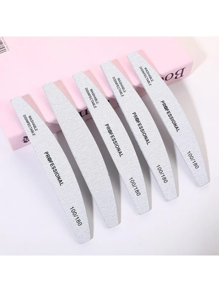 5/10 pièces lime à ongles professionnelle 100 180 tampon de lime pour ongles Constipation pour ongles lime à cuticules limes à ongles manucure ZJC03 80 80