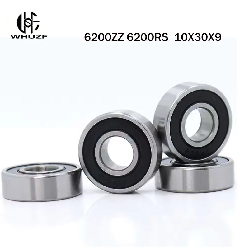 

Подшипник 10 шт. 6200RS 6200ZZ подшипник ABEC-7 10*30*9 мм радиальный паз 6200 2RS 6200 2Z шарикоподшипники 180202 RS 6202 2RS 6200-2Z