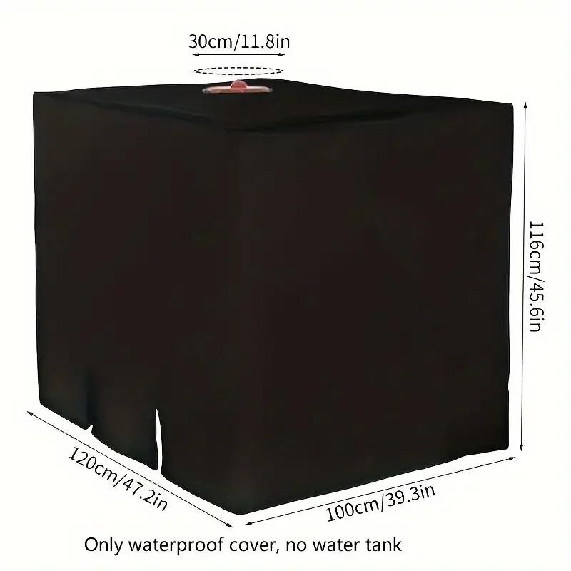 IBC Tank Cover Tarpaulin For 1000L Water Tank Durable IBC Cover Waterproof Dustproof UV-Resistant Oxford Fabric