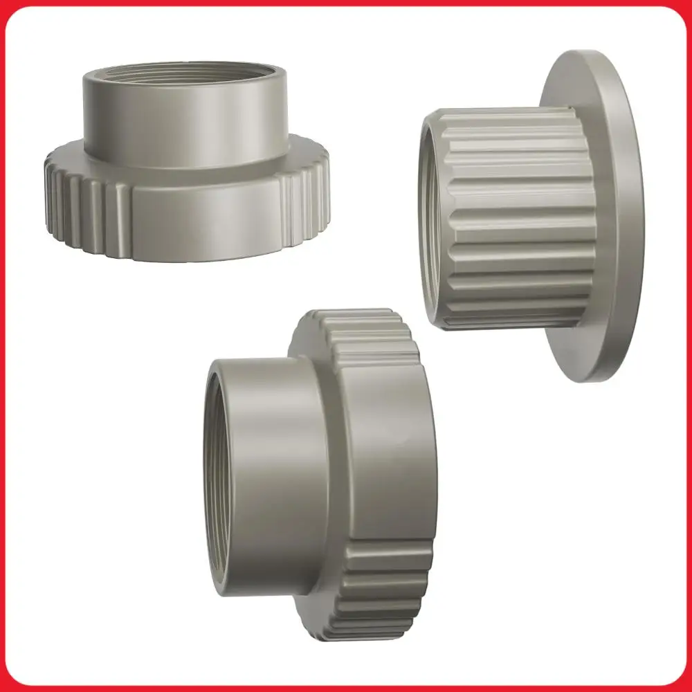2Pcs Ground Pool Fountain Adapters 1 Male 1 Female ABS Swimming Pools Equipment For Backyard Garden Courtyard Playground