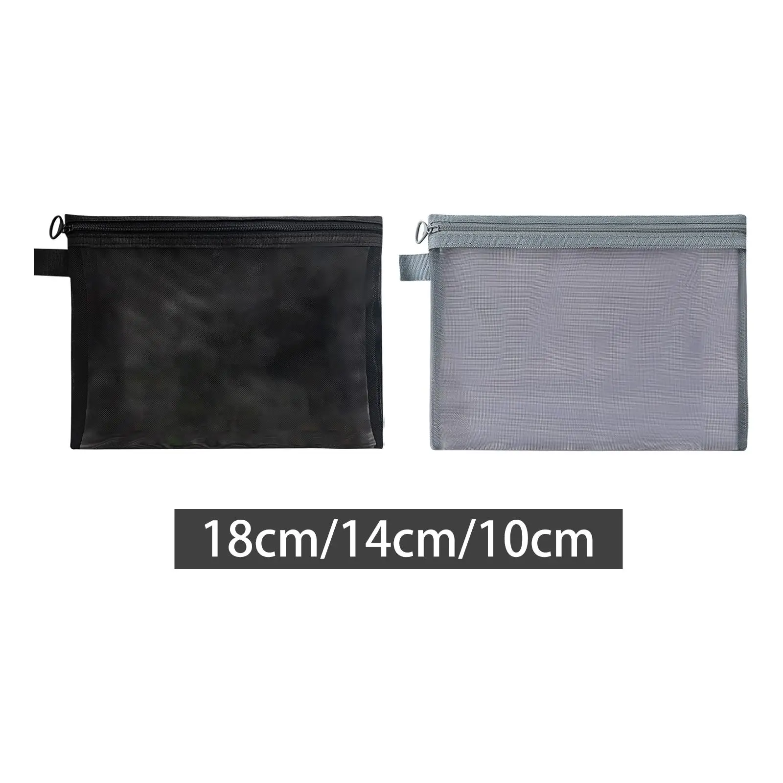 Travel Organizing Zipper Pouch Mesh Organizing Pouch for Travel Holiday