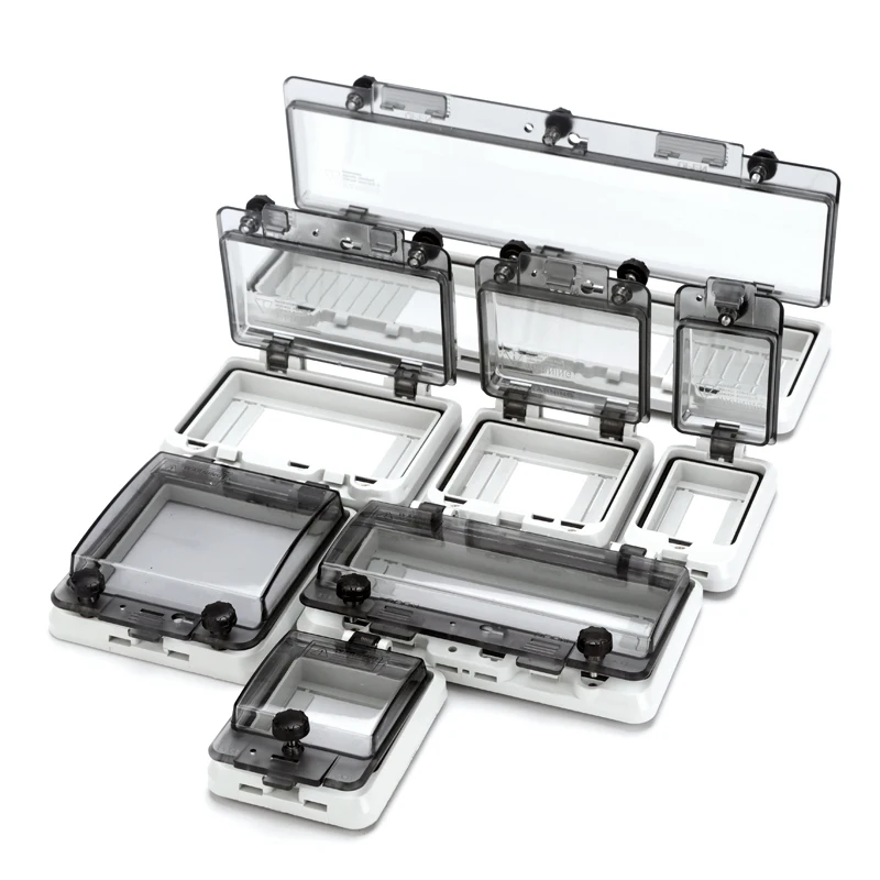 capa-de-protecao-transparente-para-interruptor-de-disjuntor-de-2-a-18-vias-caixa-a-prova-d'Agua-ip67-capa-de-protecao-para-interruptor