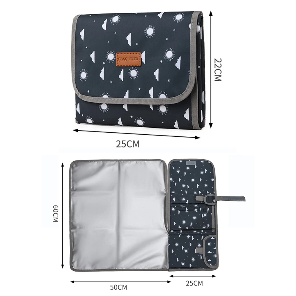 المحمولة حفاضات الطفل حشية متغيرة متعددة الوظائف طوي الوليد حفاضات وسادة التقسيم مقاوم للماء حفاضات الطفل منشفة حقيبة التخزين