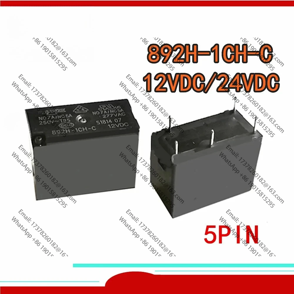 

10 шт. оригинальное новое реле 892H-1CH-C 892H-1CH-C-12VDC 892H-1CH-C-24VDC 892H 1CH C 12 В 24 В 5PIN 7A сигнал питания