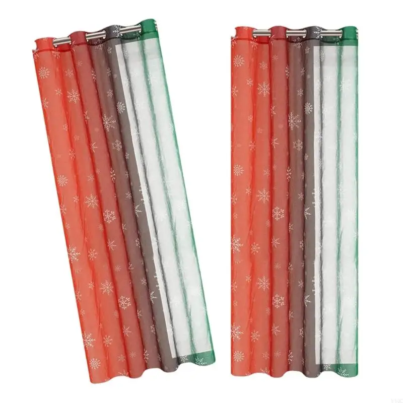 Bông tuyết thoáng mát rèm cửa lọc đầy màu sắc ánh sáng màu vải polyester hiện đại Y4QC
