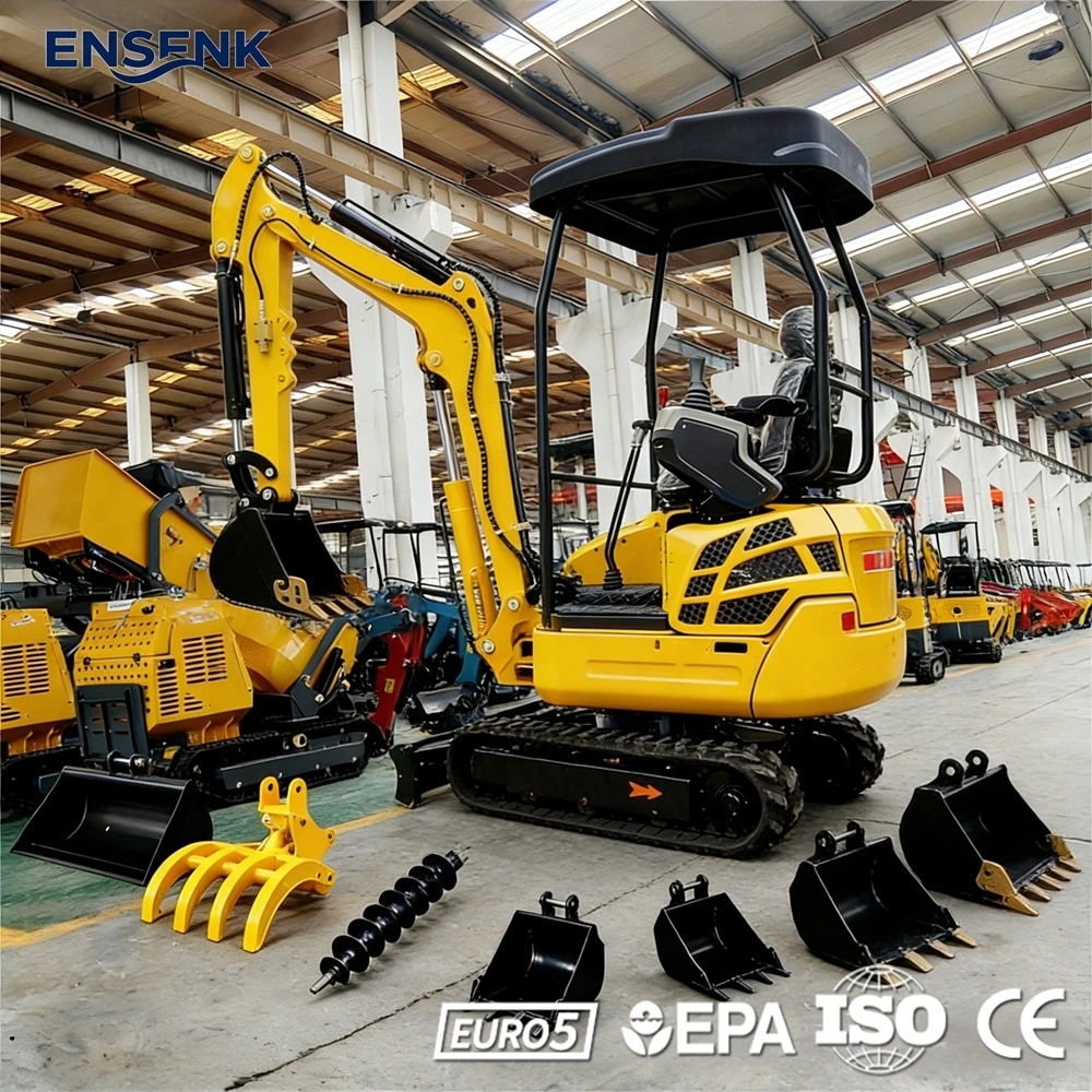

very Mini Excavator 1.2Ton Multifunctional Construction 1.5Ton Agricultural 1.8Ton Europe CE Manufacturer Direct Sales Mini Exca