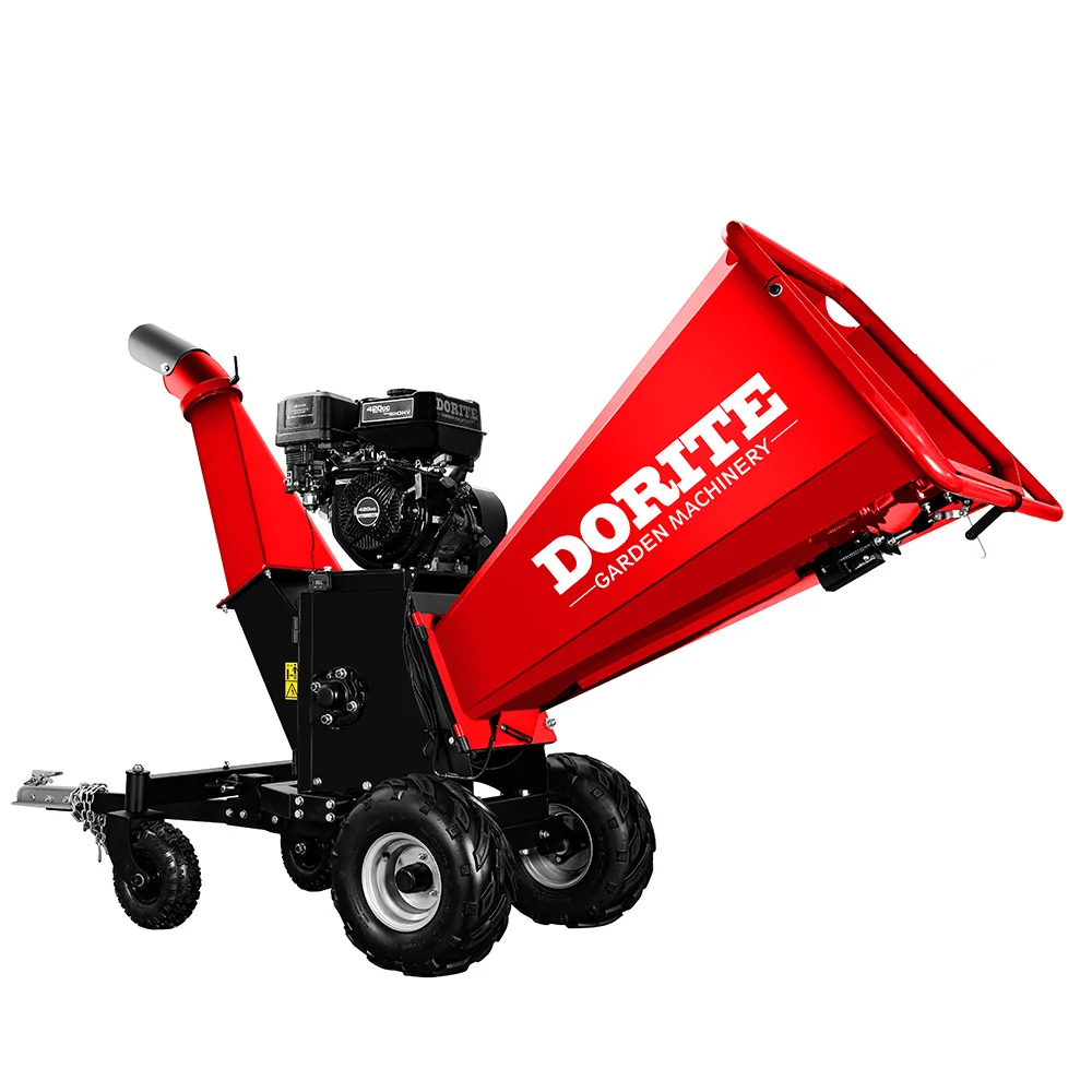 

【Hot】CE Commercial Wood Chipper 15HP Garden 6"Tree Branch Crusher Home Leaf Shredder Treemulcher Chipper Garden Chipper Brush Cu