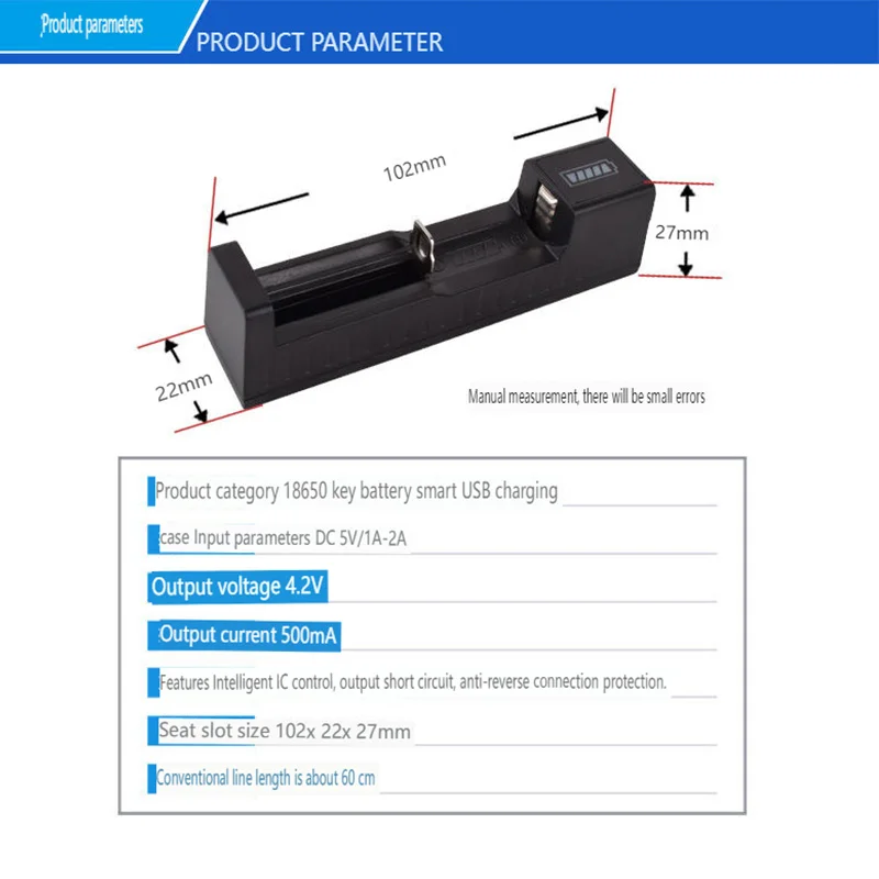 1PCS Original Liitokala 18650 3.7V Battery 18650 2200mAh 2600mAh 3200mAh 3400mAh Lithium Rechargeable  Battery Smart USB Charger