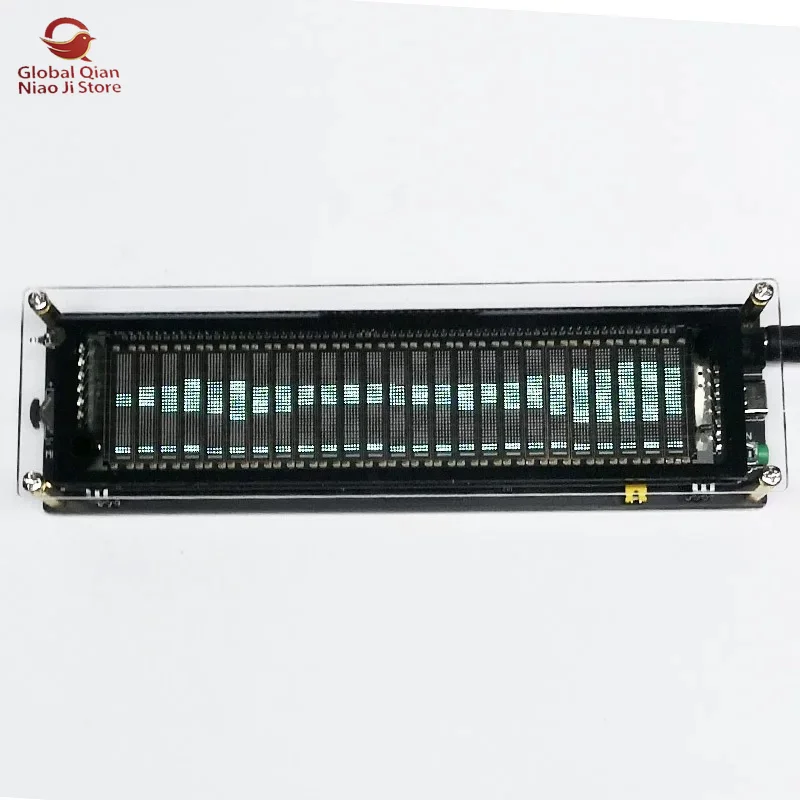 Voice-activated Music Spectrum Display, 5-12V Input Audio Ambiance Level Jumping Vacuum Light