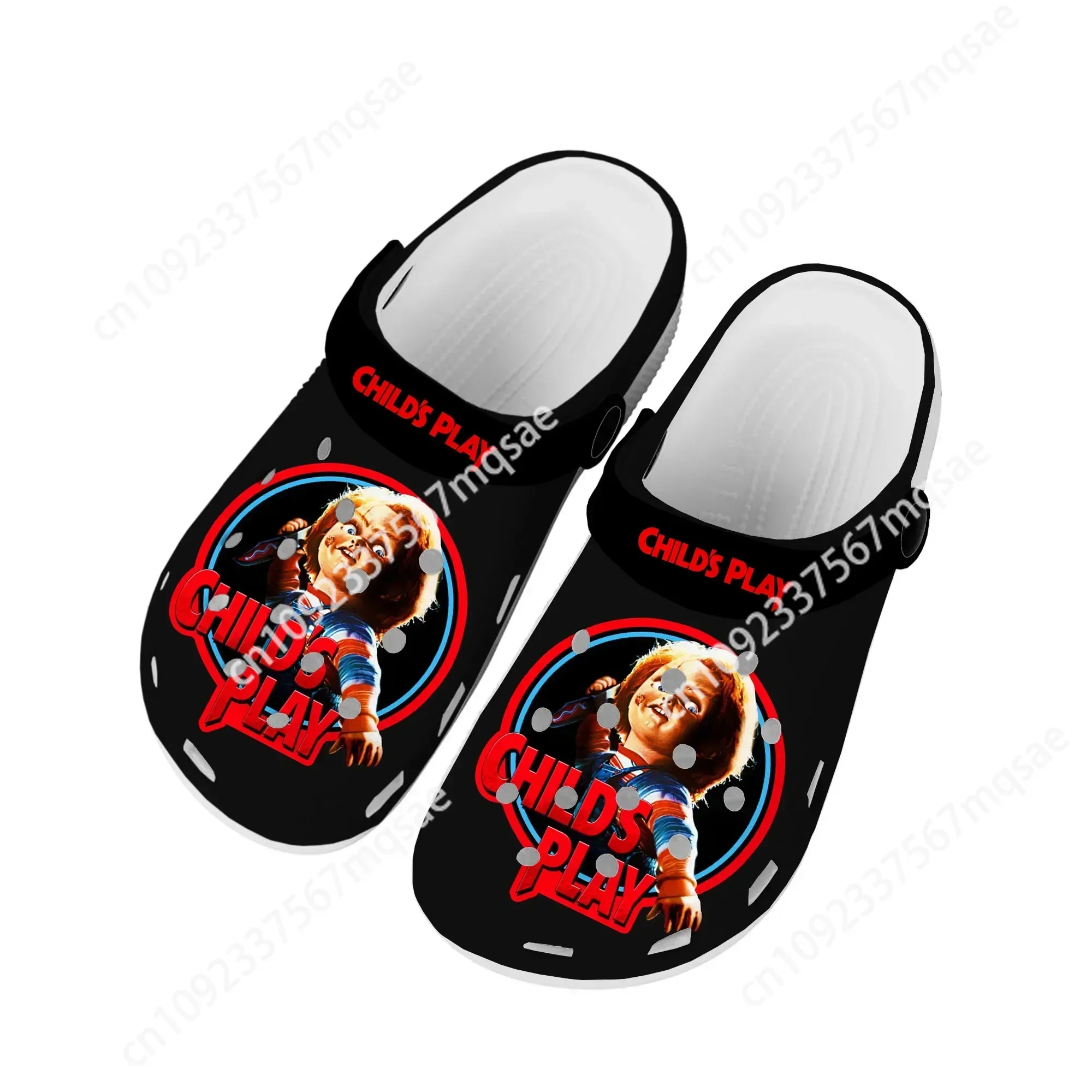 Horror Movie Childs Play Chucky Home Clogs Custom Water Shoes Mens Womens Teenager Shoe 3D Print Garden Clog Beach Hole Slippers