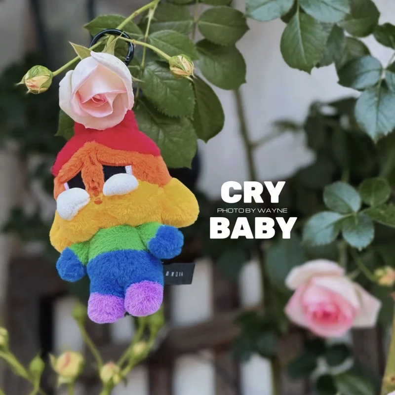 15cm New Rainbow Doll Model Cute Rainbow Crying Doll Handmade Can be Collected and Sent as a Birthday Gift to Children