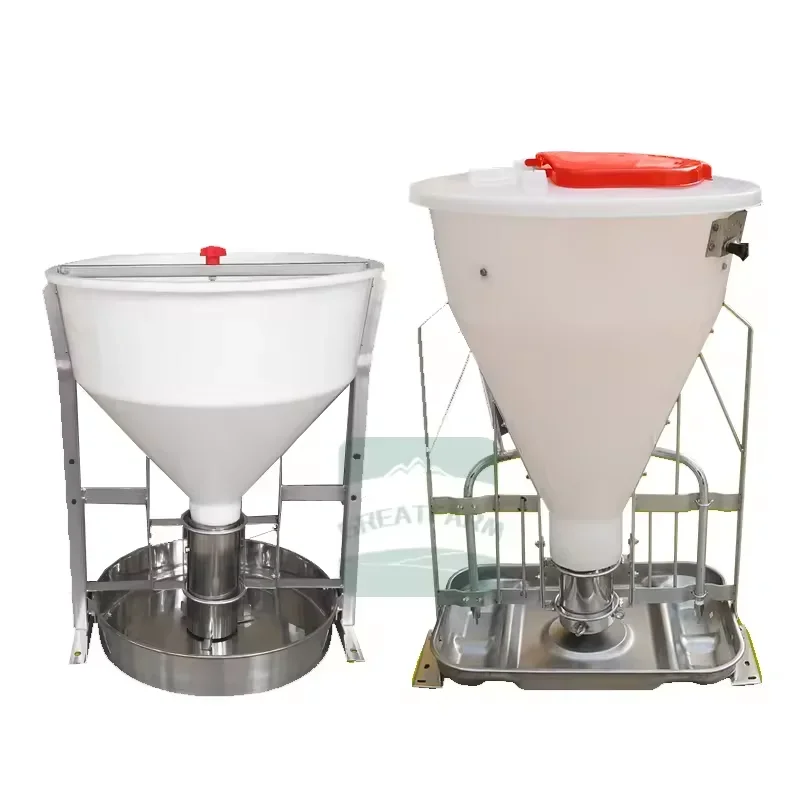 60kg 80kg  100kg fattening pig feeder, automatic feeder for fattening pigs, stainless steel dry and wet feeder for large pigs