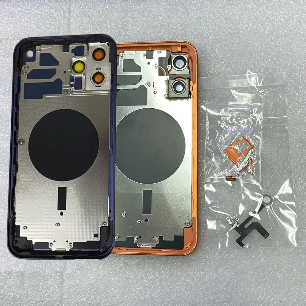 Led Flash Cable & Side Buttons Replacement for iPhone 12 12Pro 12Pro Max to 17 Pro 17Pro Max Housing Style Design Action & Slide