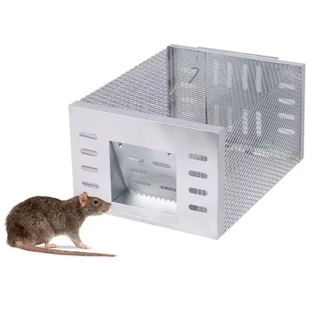 

Large Area Automatic Mouse Catcher Metal Continuous Loop Rat Trap Cage High Efficiency Reusable Mouse Trap