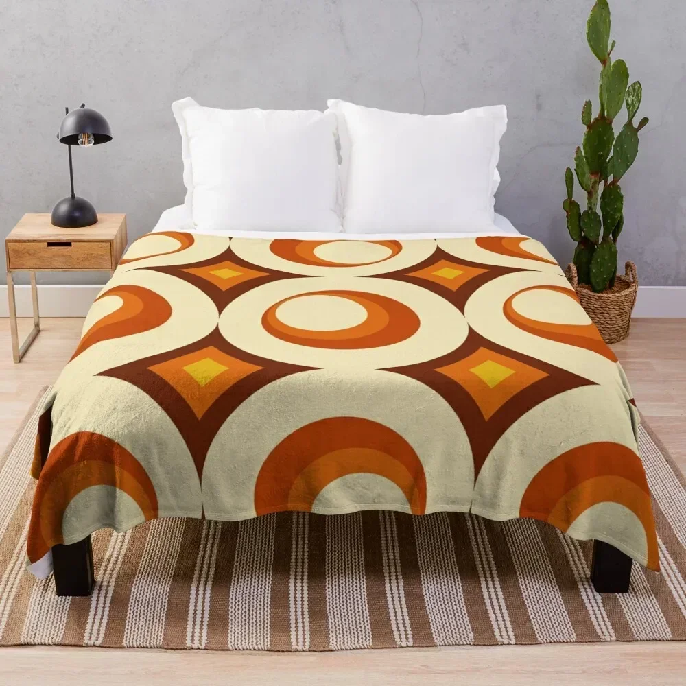 

Mid-Century Modern 3 Crescent Throw Blanket Wrinkle Resistant Lightweight Blanket