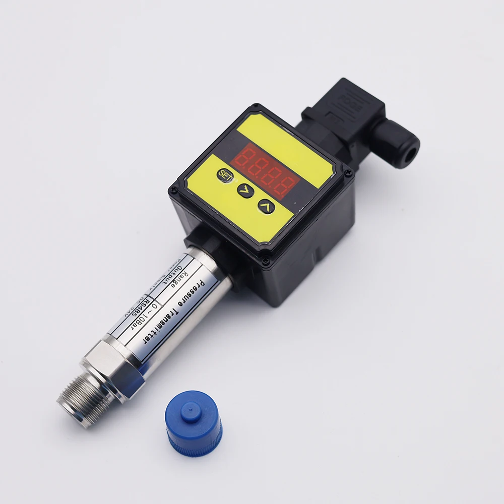 

0-10kpa 20kpa 30kpa 40kpa 60kpa 100kpa Pressure transmitter with display indicator meter pressure sensor with RS485