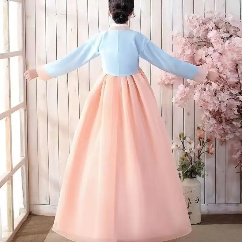 Korean Hanbok Dress for Women,ancient Traditional Stage Dance Costume,Asian Clothes,lady Palace,Korean Wedding Dance Cloth