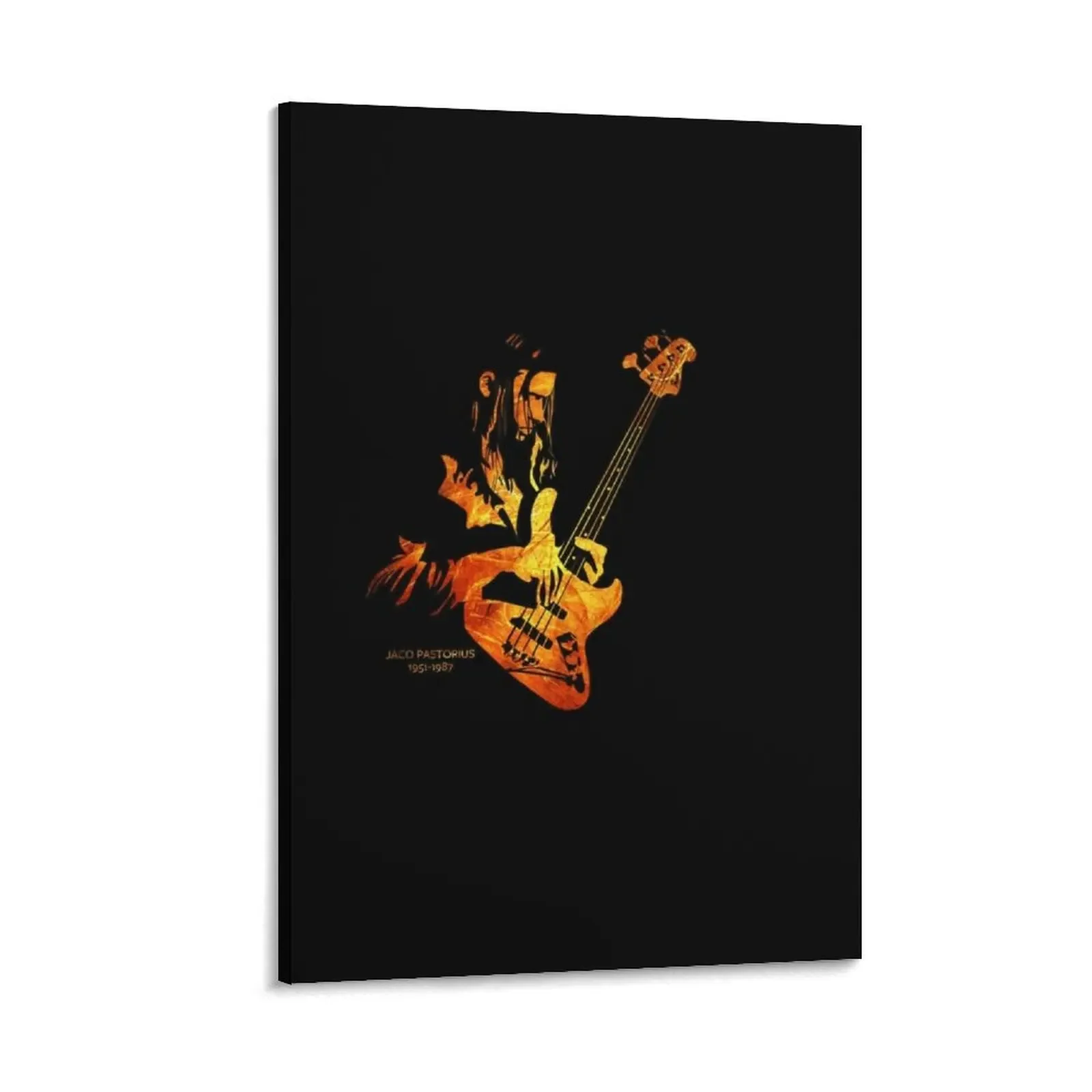 

Jaco Pastorius in Memoriam Canvas Painting decorative frames wall room anime room decor poster mural