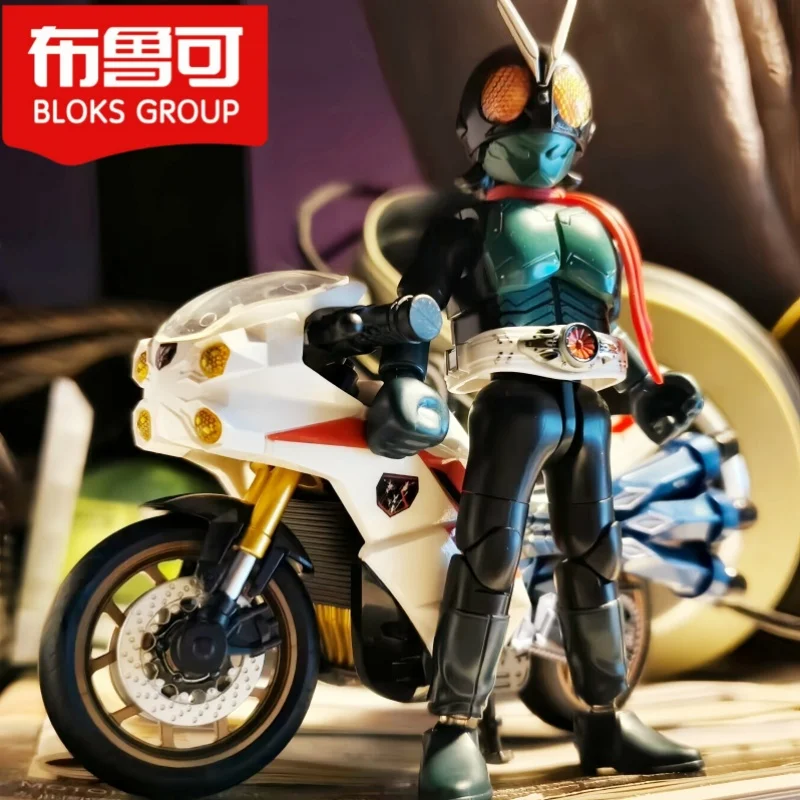 

Горячие оригинальные фигурки Blokees Kamen Rider, игрушки Shin Kamen Rider, классическая коллекционная версия, модель мотоцикла в сборе, подарки
