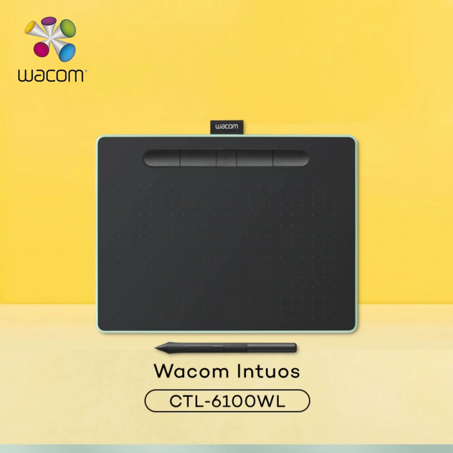 

Wacom Intuos CTL-6100WL Medium Bluetooth Graphic Drawing Tablet 4 ExpressKeys Works with Chromebook Mac OS Android Windows